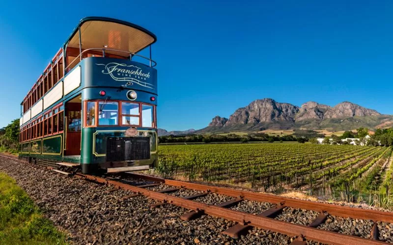 Franschhoek's Beauty on Wine Tram